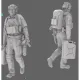 Black Snake Sas-04-16 1/16 1er Rpima French Sas Resin Figure Kit
