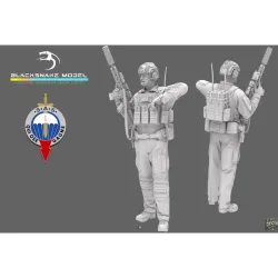 Black Snake Sas-05-16 1/16 1er Rpima French Sas Resin Figure Kit