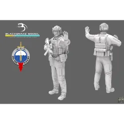Black Snake Sas-06-16 1/16 1er Rpima French Sas Resin Figure Kit
