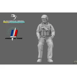 Black Snake Fr-01-16 1/16 French Soldier Driver Resin Figure Kit
