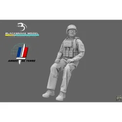 Black Snake Fr-02-16 1/16 French Soldier Flight Commander Resin Figure Kit