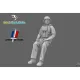 Black Snake Fr-02-16 1/16 French Soldier Flight Commander Resin Figure Kit