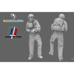 Black Snake Fr-03-16 1/16 French Soldier Gunner Resin Figure Kit