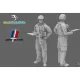 Black Snake Fr-06-16 1/16 French Soldier Firing Leader Resin Figure Kit