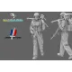 Black Snake Fr-13-16 1/16 French Soldier Tripod And Replacement Magnum 58 Cannon Resin Figure Kit