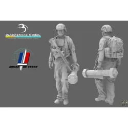 Black Snake Fr-14-16 1/16 French Soldier Eryx Launcher Resin Figure Kit