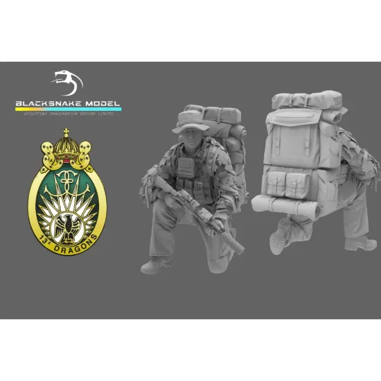 Black Snake Rdp-02-16 1/16 Operator Of 13th Parachute Dragoon Regiment Resin Kit