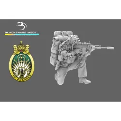 Black Snake Rdp-05-16 1/16 Sniper Of The 13th Parachute Dragoon Regiment Resin Kit