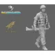 Black Snake Fsj-07-16 1/16 Fallschirmjager Rifleman With Fg42 Resin Kit