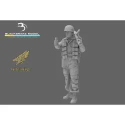 Black Snake Fsj-11-16 1/16 Fallschirmjager Smoke And Steel Resin Figure Kit