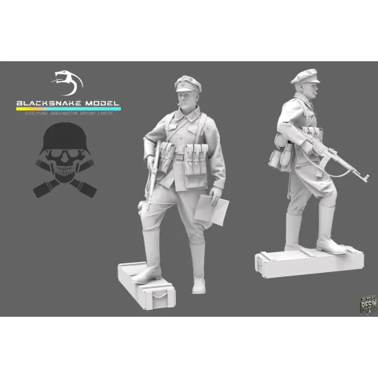 Black Snake Waffen-01-16 1/16 Untersturmfuhrer Waffen Resin Figure Kit