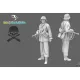 Black Snake Waffen-03-16 1/16 German Waffen Soldier Resin Figure Kit