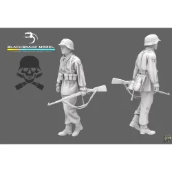 Black Snake Waffen-05-16 1/16 German Soldier Mg 34 Resin Figure Kit