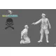 Black Snake Waffen-08-09-16 1/16 German Waffen Soldier Execution Set Resin Figure