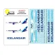 Lima November Decals 144-671 1/144 Icelandair B767-300/300f Tf-isp And Tf-isw