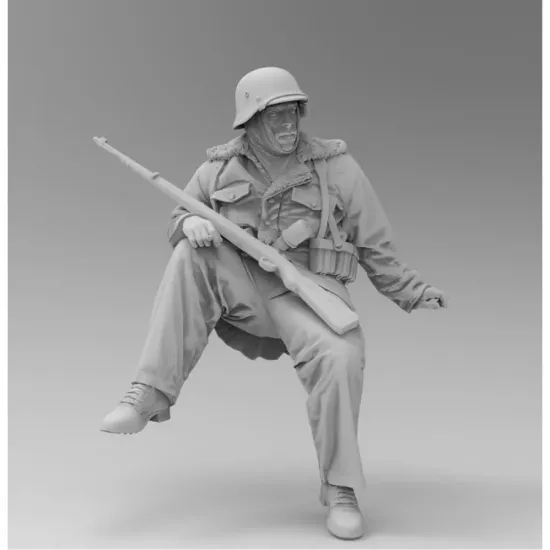 Black Snake Ttnkf-13-16 1/16 Rider Totenkopf In Winter Gear Eastern Front Eastern Front