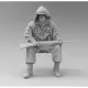 Black Snake Ttnkf-14-16 1/16 Rider Totenkopf In Winter Gear Eastern Front Eastern Front