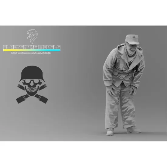 Black Snake Tiger-crew-01-16 1/16 Tiger Crew Totenkopf In Winter Uniform Eastern Front Eastern Front