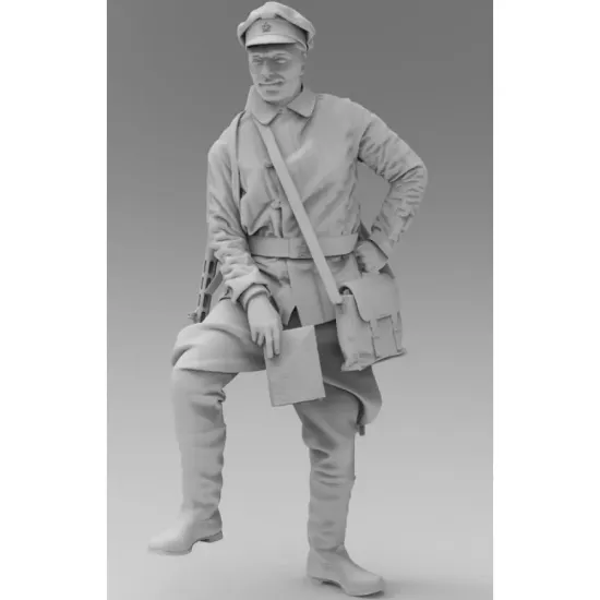 Black Snake Soviet-03-16 1/16 Red Army Officer Ww2 Resin Figur Kit