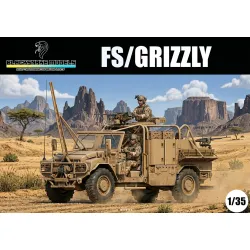 Black Snake Fs Grizzly 1/35 Grizzly Modern Armored Vehicle Special Forces Resin Kit