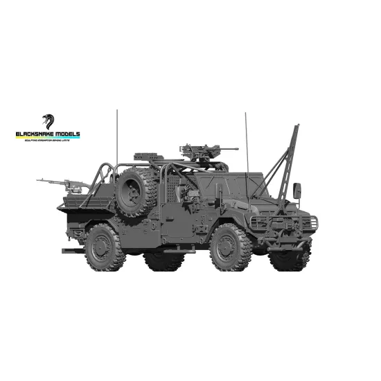 Black Snake Fs Grizzly 1/35 Grizzly Modern Armored Vehicle Special Forces Resin Kit