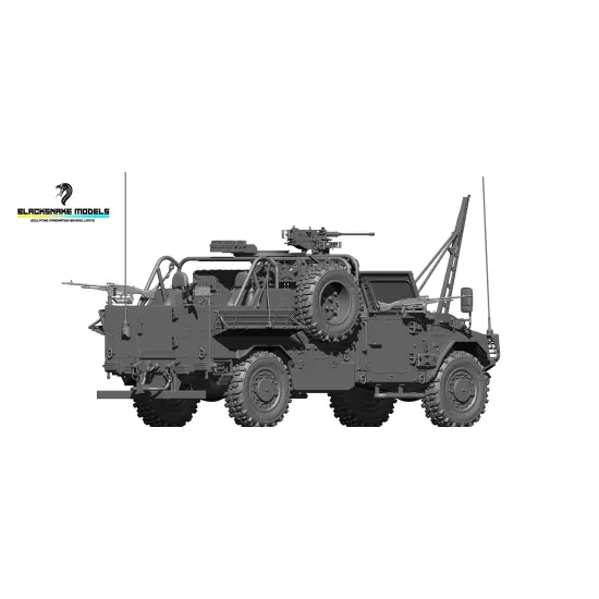 Black Snake Fs Grizzly 1/35 Grizzly Modern Armored Vehicle Special Forces Resin Kit