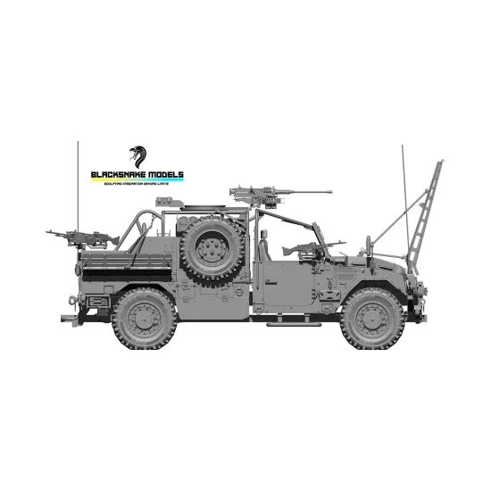 Black Snake Fs Grizzly 1/35 Grizzly Modern Armored Vehicle Special Forces Resin Kit