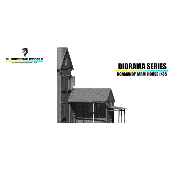 Black Snake Ds-02 1/35 Norman Farm Resin Diorama Kit