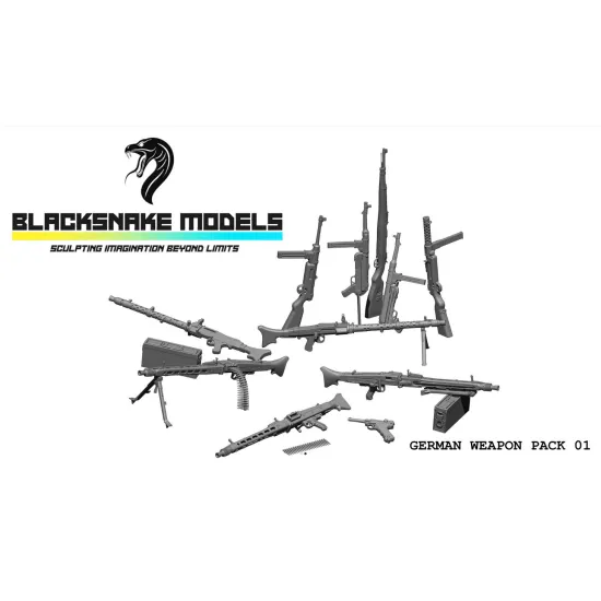 Black Snake Bs-ds-06 1/35 World War 2 German Weapon Pack Accessories Resin Model Kit