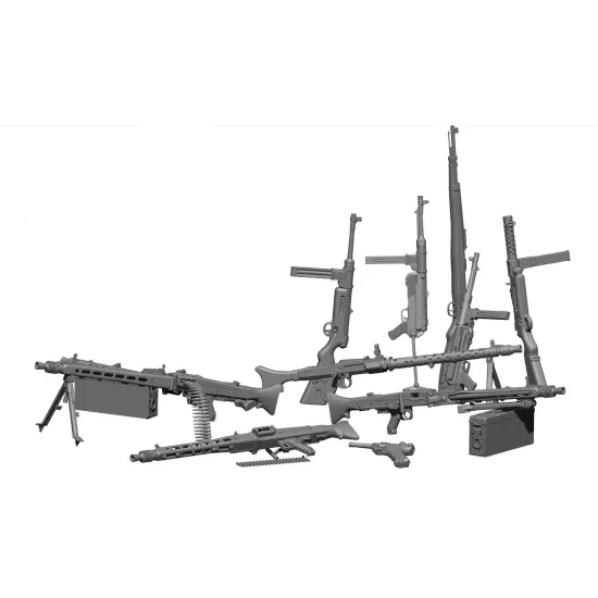 Black Snake Bs-ds-06 1/35 World War 2 German Weapon Pack Accessories Resin Model Kit