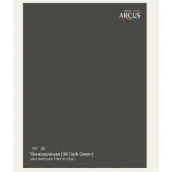 Arcus A101 Acrylic Paint 3b Dark Green Saturated Color 10ml