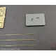 Red Wheel 25010 1/25 Pe Hood Hinges Assembly Set For 1937 Lincoln Zephyr