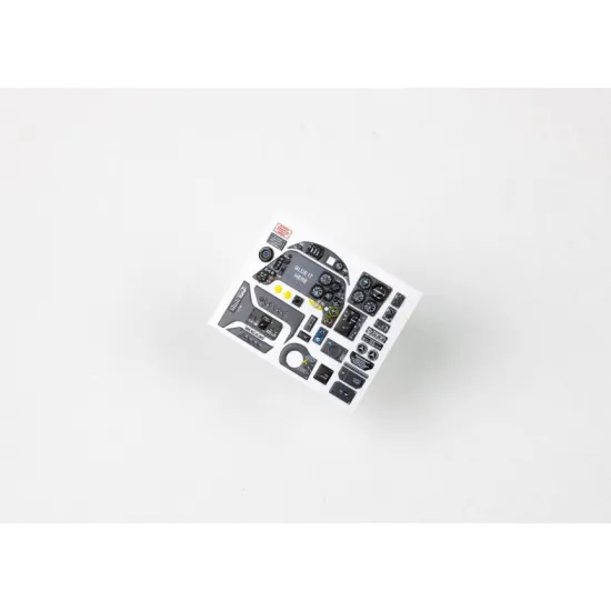 Red Fox Qs-24032 1/24 3d Decal Instrument Panels For Messerschmitt Bf 109g-6 For Airfix
