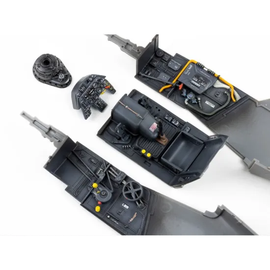 Red Fox Qs-24032 1/24 3d Decal Instrument Panels For Messerschmitt Bf 109g-6 For Airfix