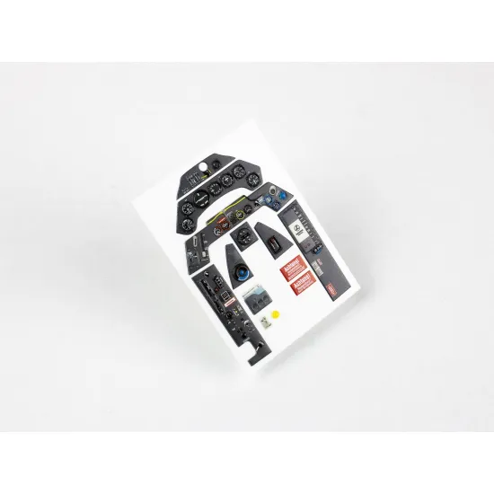 Red Fox Qs-24035 1/24 3d Instrument Panels For Focke Wulf Fw 190a-5 For Airfix