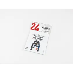 Red Fox Qs-24036 1/24 3d Instrument Panels For Focke Wulf Fw 190a-6 For Airfix