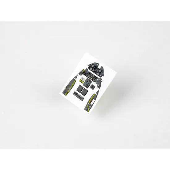 Red Fox Qs-32161 1/32 3d Instrument Panel Messerschmitt Bf 109e-7 For Dragon/Hobby 2000