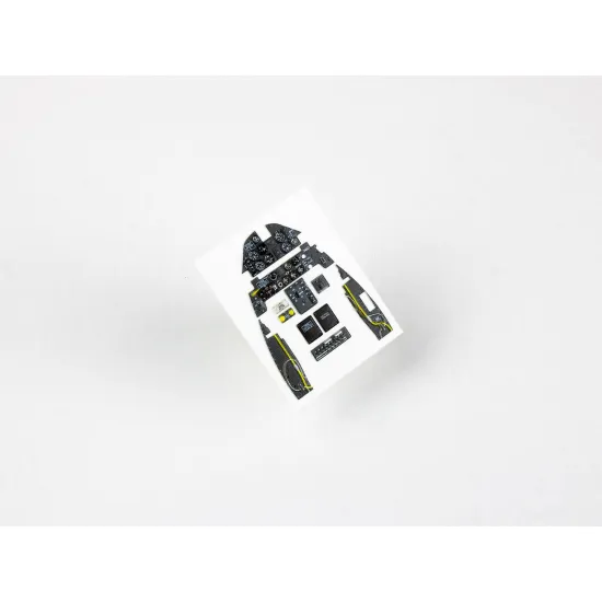 Red Fox Qs-32161 1/32 3d Instrument Panel Messerschmitt Bf 109e-7 For Dragon/Hobby 2000