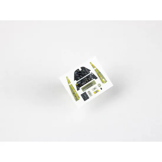 Red Fox Qs-32161 1/32 3d Instrument Panel Messerschmitt Bf 109e-7 For Dragon/Hobby 2000