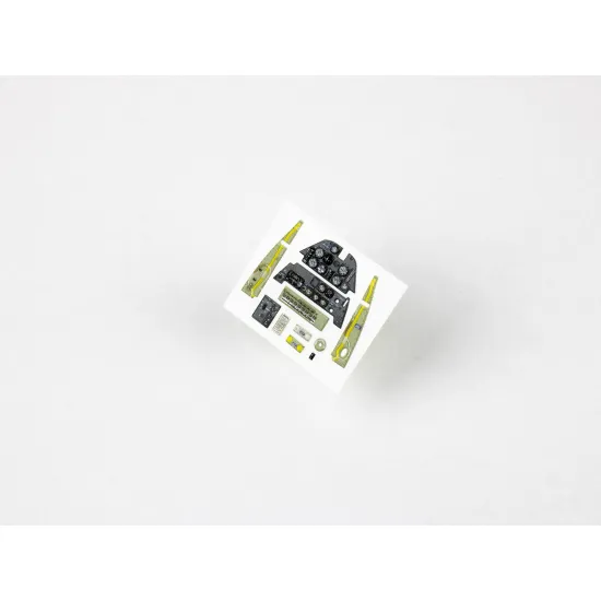 Red Fox Rfsqs-32207 1/32 3d Instrument Panel Messerschmitt Bf 109e-1 For Eduard