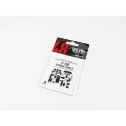Red Fox Qs-48166 1/48 3d Instrument Panel For F-15e Strike Eagle For Revell