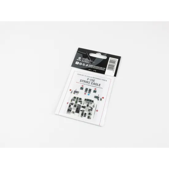 Red Fox Qs-48166 1/48 3d Instrument Panel For F-15e Strike Eagle For Revell
