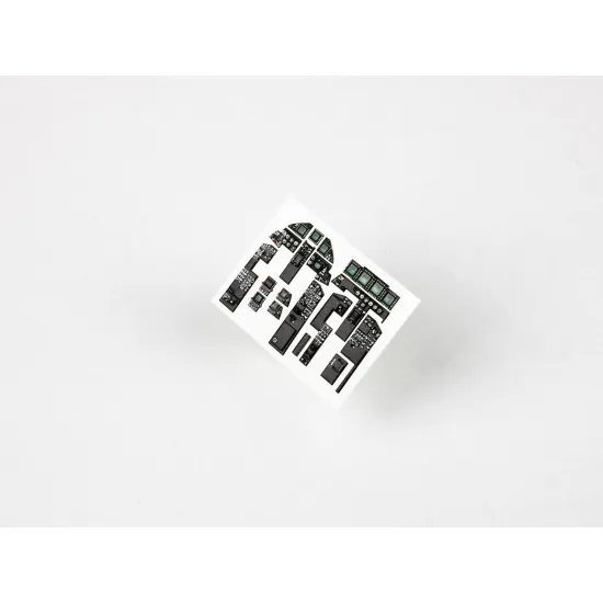 Red Fox Qs-48180 1/48 3d Instrument Panel For F-15i Raam For Academy