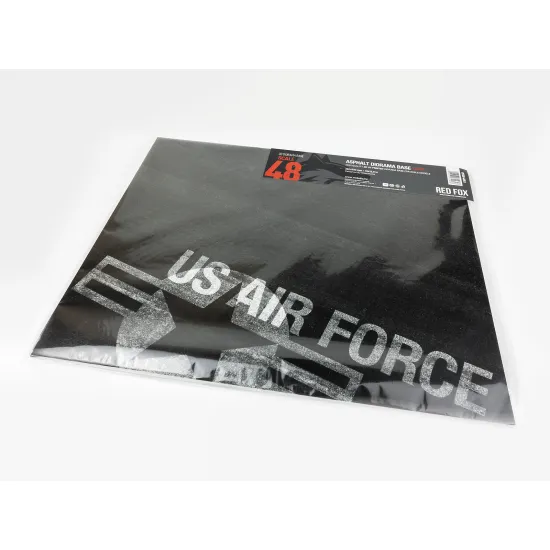 Red Fox Db-48041 1/48 Asphalt Diorama Base Usaf 380x320mm 3d Diorama Base