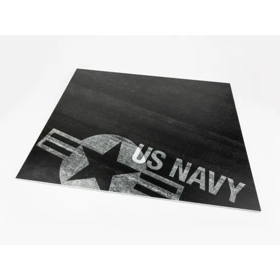 Red Fox Db-48043 1/48 Asphalt Diorama Base Navy 380x320mm 3d Diorama Base