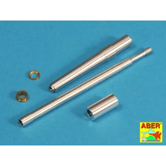 Israeli 105mm M-68 tank barrel for TIRAN 5 (variant A), for Tamiya 1/35 Aber 35-L143