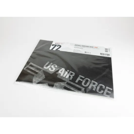 Red Fox Db-72041 1/72 Asphalt Diorama Base - Usaf 300x230mm 3d Diorama Base