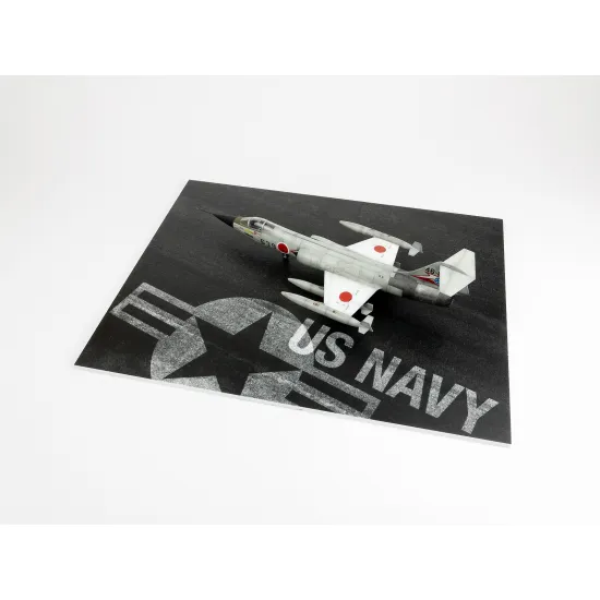 Red Fox Db-72043 1/72 Asphalt Diorama Base - Navy 300x230mm 3d Diorama Base