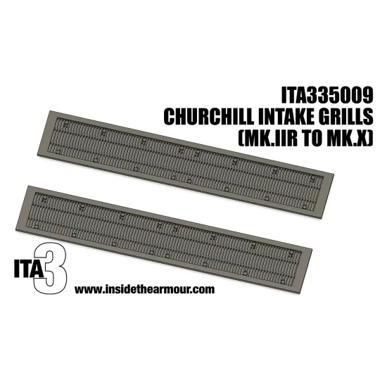 Inside The Armor Ita335009 1/35 Churchill Air Intake Grills For Mks Iii Mki Mkii