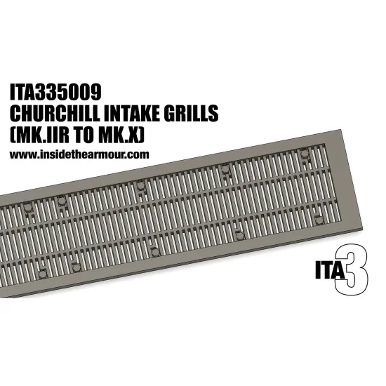 Inside The Armor Ita335009 1/35 Churchill Air Intake Grills For Mks Iii Mki Mkii